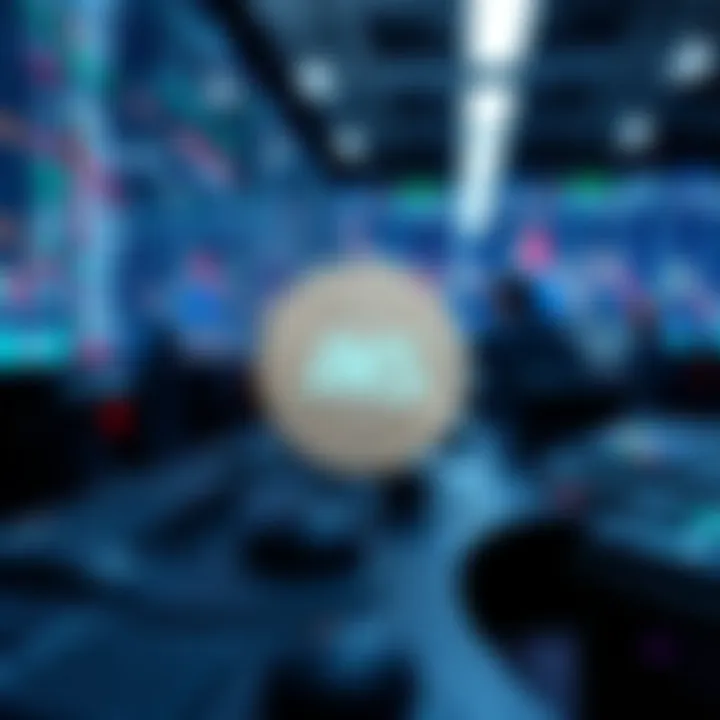 Illustration of market factors influencing AXS coin value including news, trading volume, and market sentiment