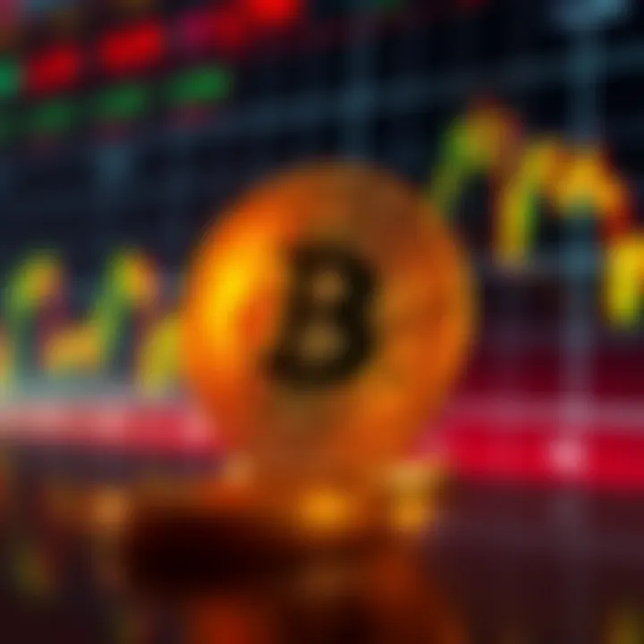 Graph showing upward and downward trends in Bake Coin market performance