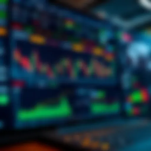 User Interface of Leading Trading Platform for Pakistani Investors Dashboard view of an online trading platform showing stock market charts and real-time data