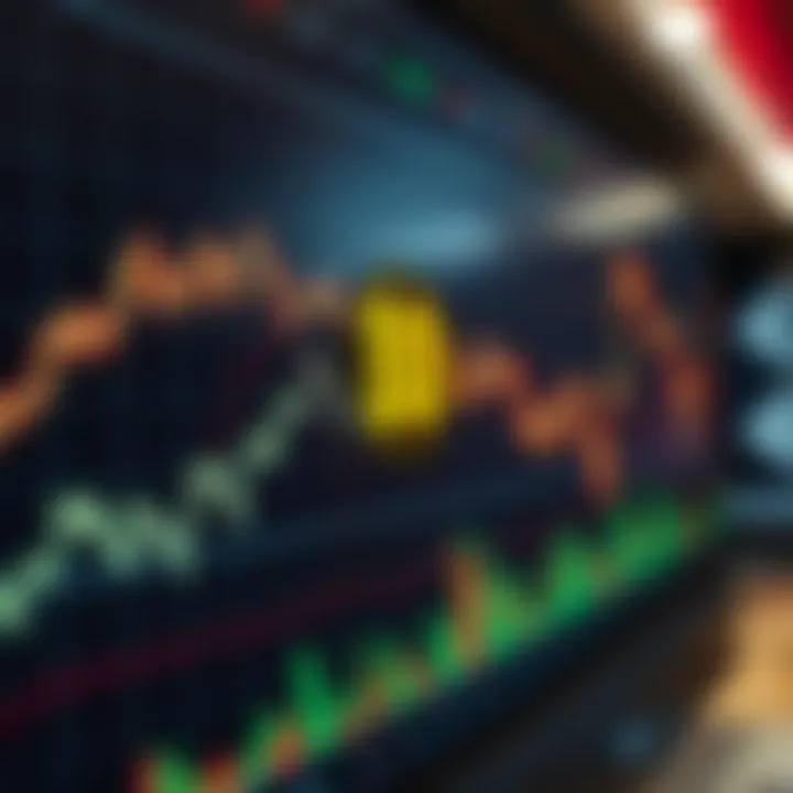 Graph showing fluctuating market trends of BGB cryptocurrency over recent months