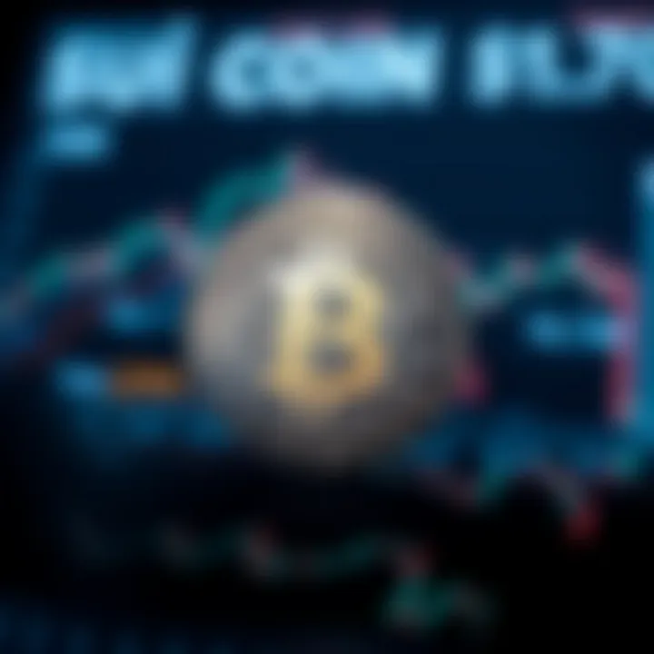 Digital representation of blockchain technology and investor sentiment influencing cryptocurrency value
