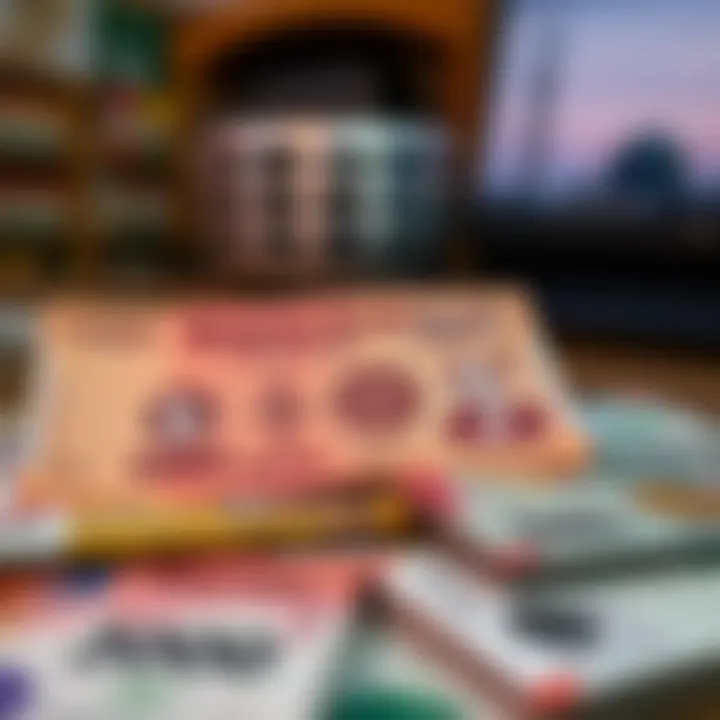 Comparison of Pakistani rupee with various international currencies highlighting exchange rates