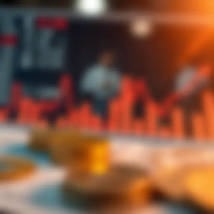 Financial graph showing the impact of economic factors on currency investment decisions in Pakistan