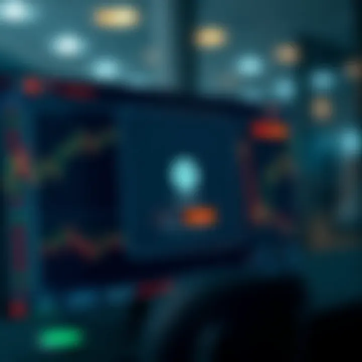 Secure login interface of a trading platform emphasizing cybersecurity features