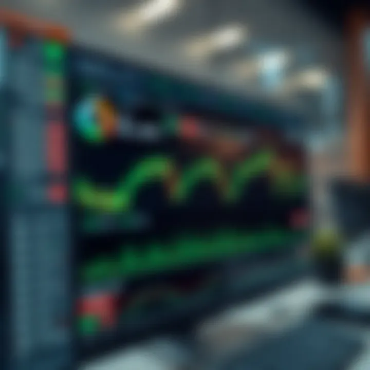 User interface displaying various trading instruments and charts on a Pakistani trading platform