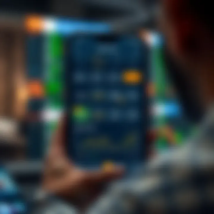 User interface displaying trading options and analytics on Deriv.com app