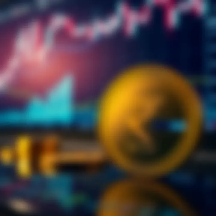 Cryptocurrency charts and Pakistani Rupee symbol representing investment insights