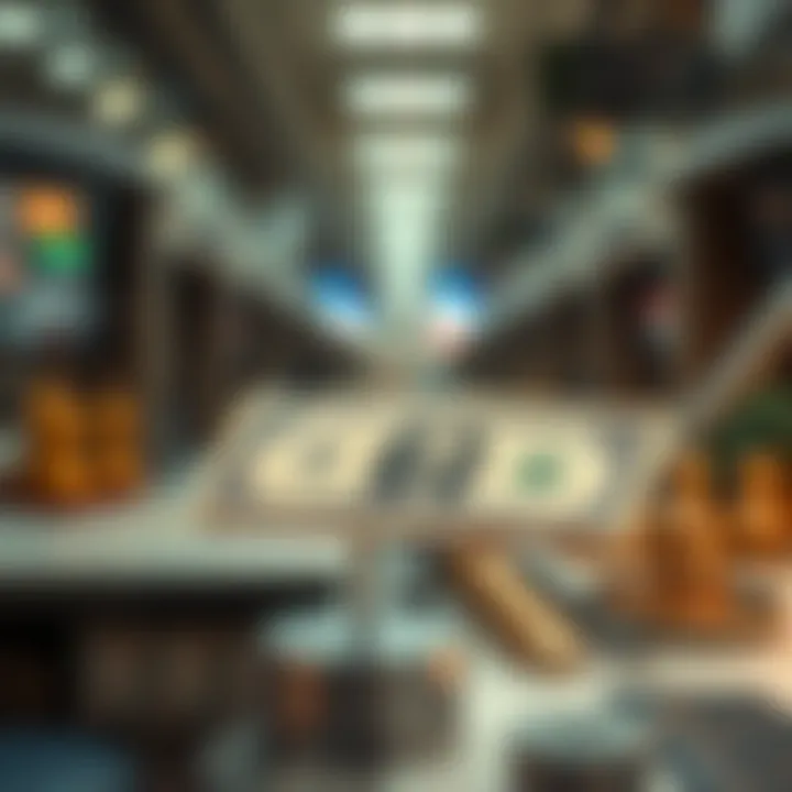 Economic Influences on Dollar Rate in Pakistan Illustration of economic factors and government policies influencing currency value in Pakistan