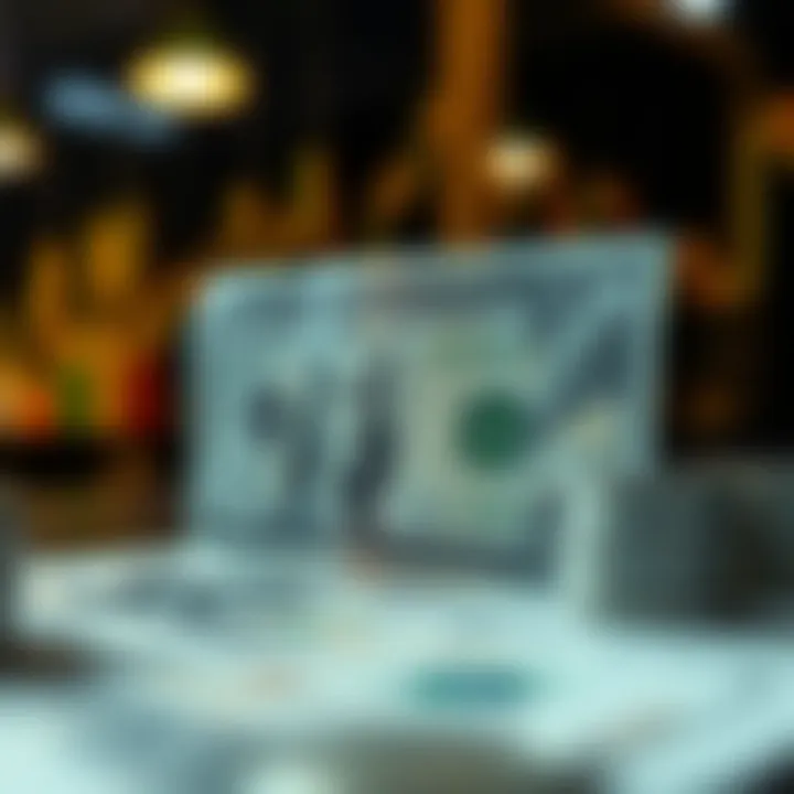 Illustration of economic indicators and government policies influencing currency value