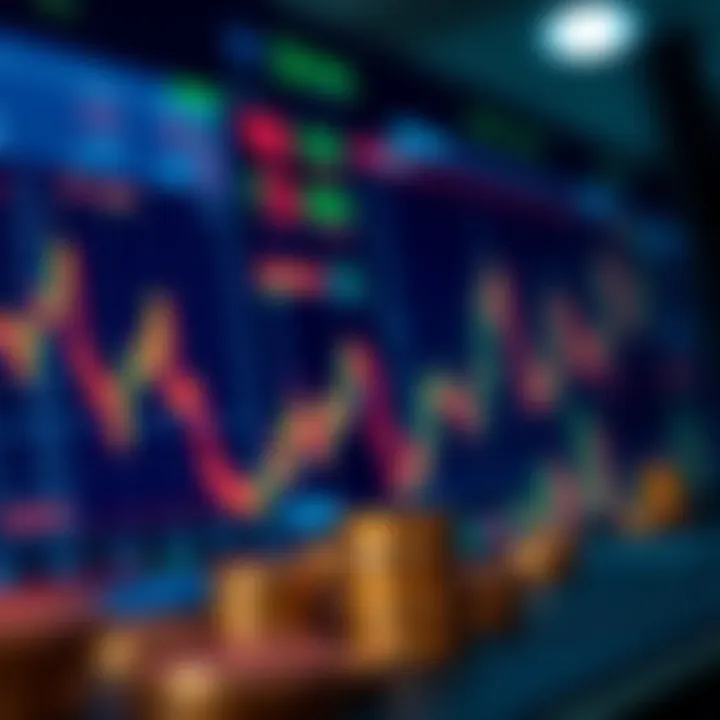 Financial indicators and economic data visualized with charts relevant to gold trading in Pakistan