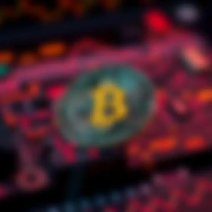 Illustration of technological elements and market factors influencing Sui cryptocurrency value