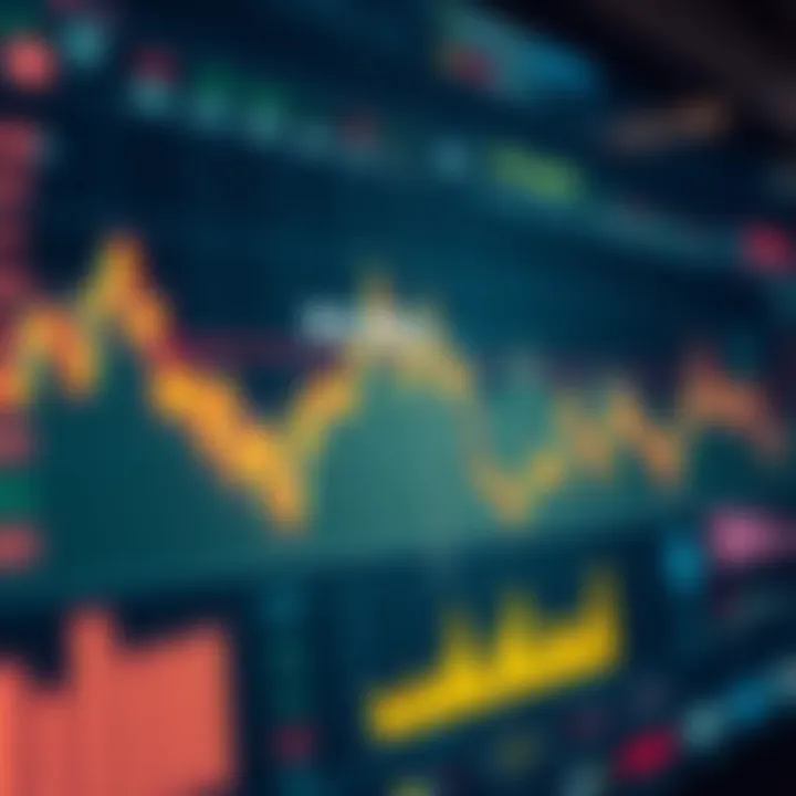 Digital interface displaying futuristic financial graphs and investment data streams
