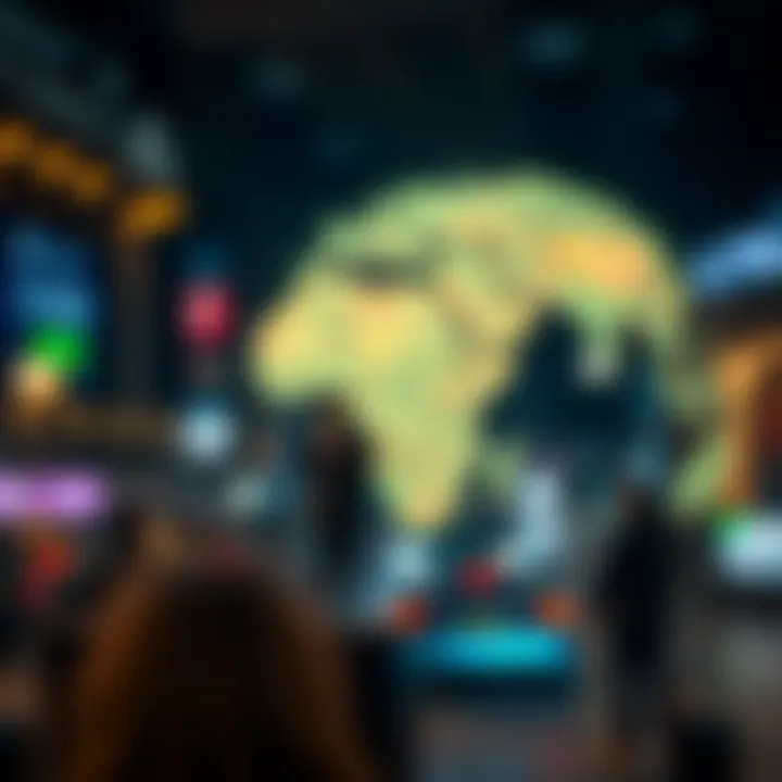 Global and Political Influences on Currency Exchange Rates Visual representation of global and political factors influencing currency exchange rates