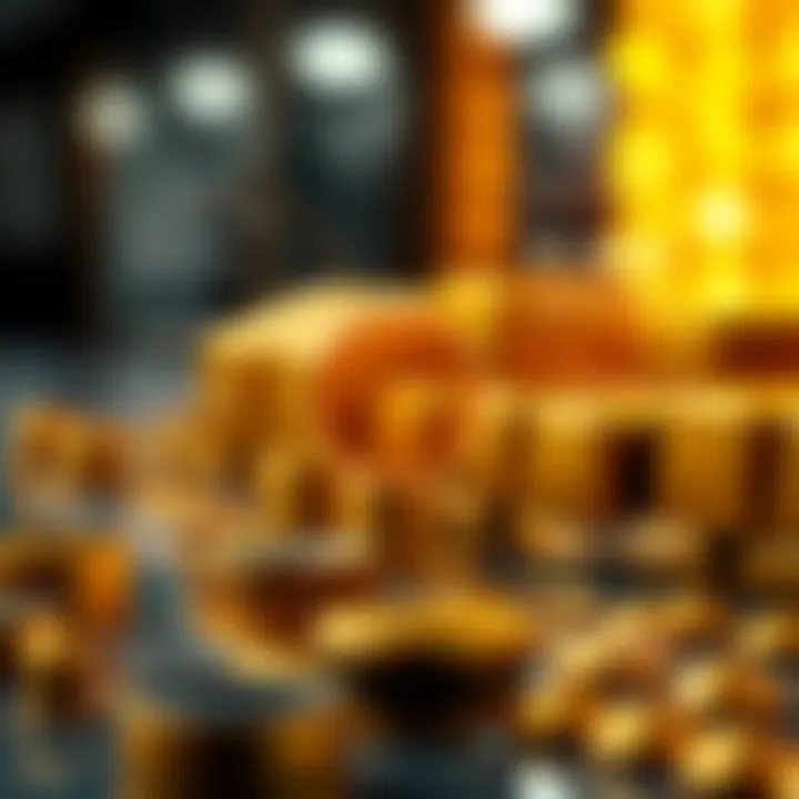 Diagram illustrating key factors affecting gold prices including economic and geopolitical influences