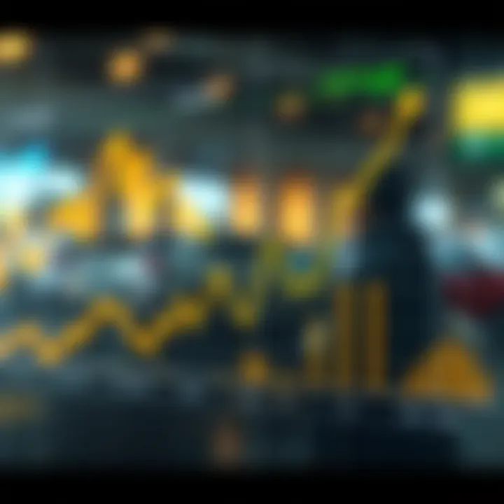 Graph showing fluctuations in gold prices in Pakistan's market