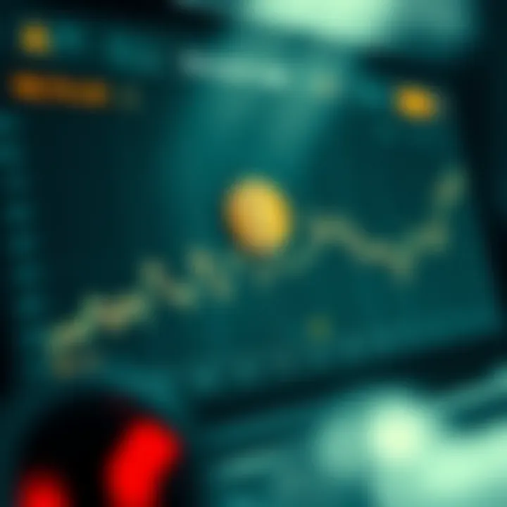 Chart showing the historical price fluctuations and market performance of ICP cryptocurrency