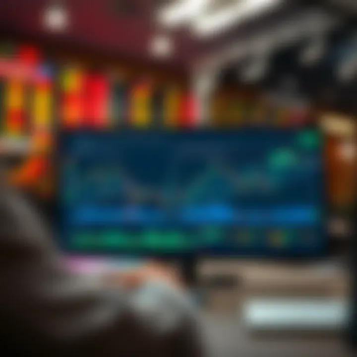 Interactive Financial Charts on TradingView for Advanced Market Analysis TradingView's interactive financial charts displaying various technical indicators and market trends