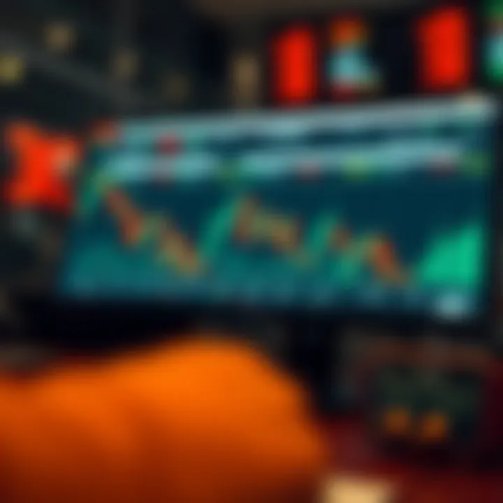 Visual representation of margin call notification and risk management strategies