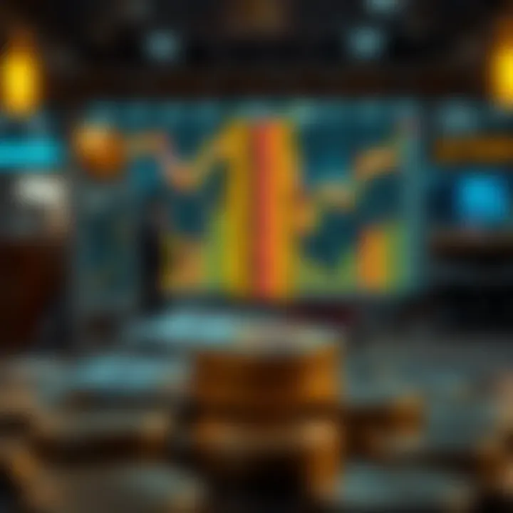 Visual representation of market trends and expert forecasts impacting USD to PKR currency exchange