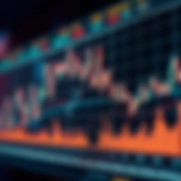 Graph showing fluctuations and patterns in Pepe token market trends