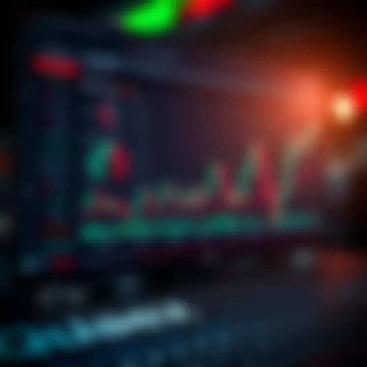 Graphical representation of advanced trading strategies and risk management tools used on Quotex