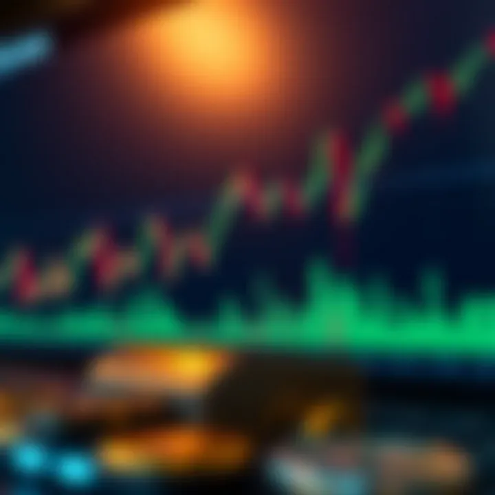 Graph showing Solana cryptocurrency price trends and market dynamics