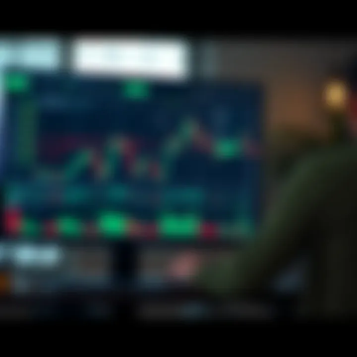 Interactive TradingView platform showcasing customizable chart types and real-time market data updates