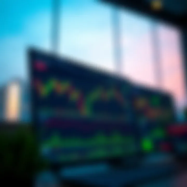 TradingView interface showcasing market charts and technical indicators for analysis