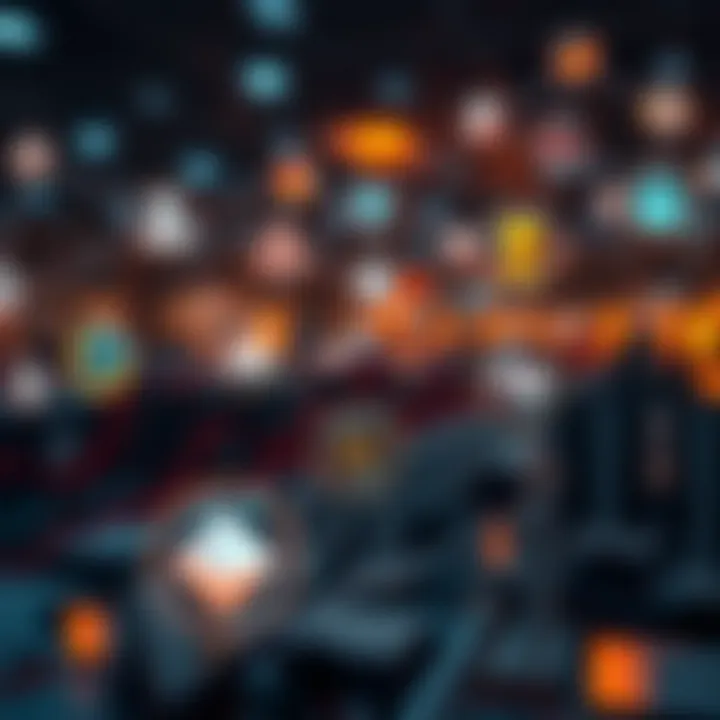 Visual representation of interconnected financial platforms highlighting the flow of investment and trade copying