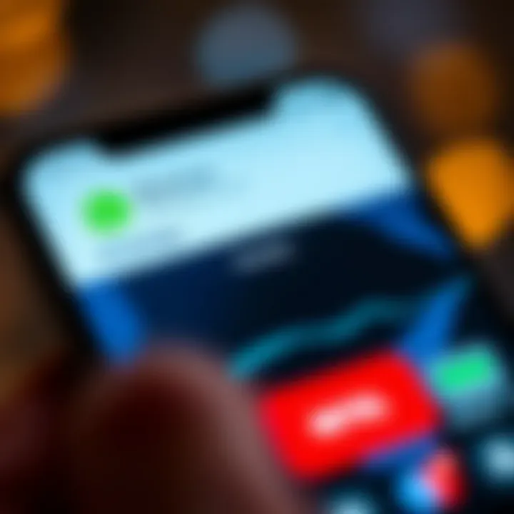 Mobile phone screen displaying a secure WhatsApp group chat for Exness traders