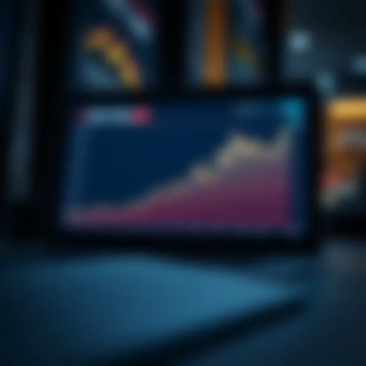 Graph illustrating growth potential and capital management in funded trading programs