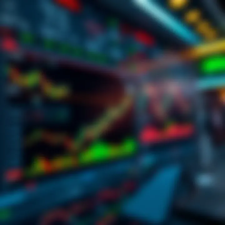 Overview of trading interface showing various financial instruments on the IQ Option platform