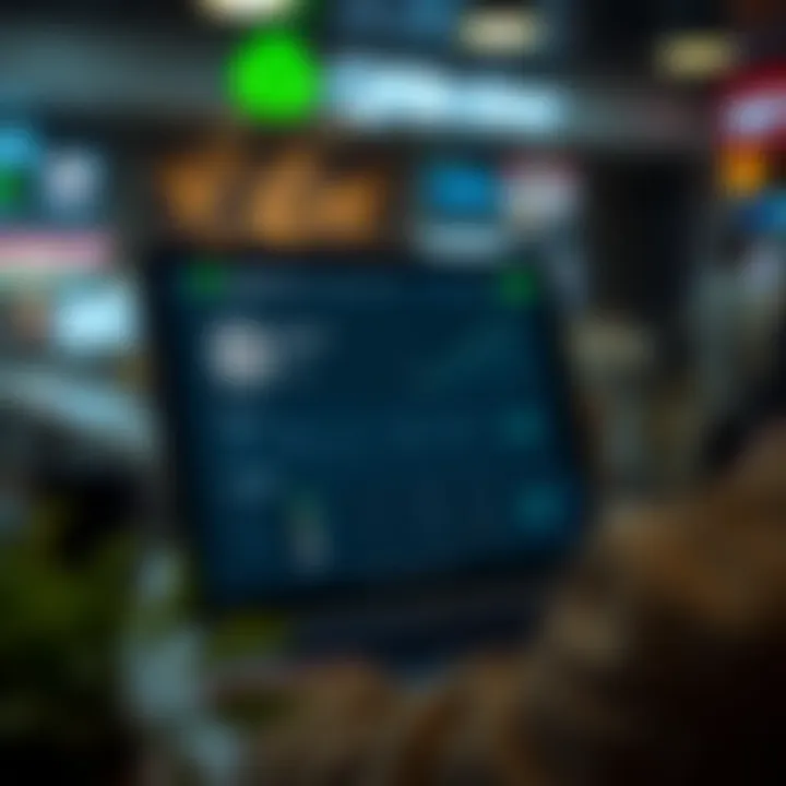 Interface showcasing QRBroker's digital platform with QR code payment options and transaction details