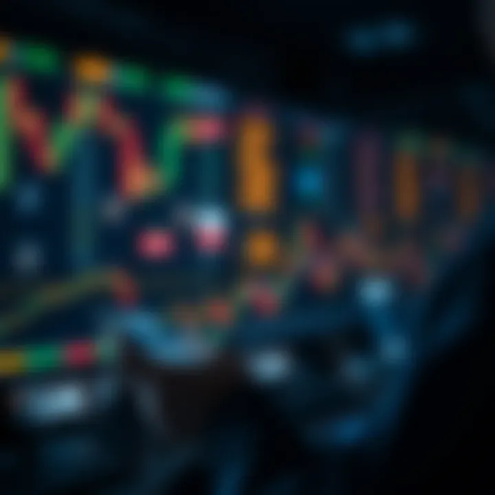 Person navigating a trading platform on a smartphone with focus on usability and key features