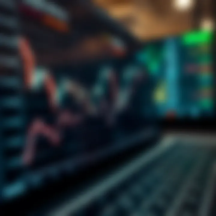 Graph showing fluctuations in USD to PKR exchange rate influenced by economic and geopolitical factors