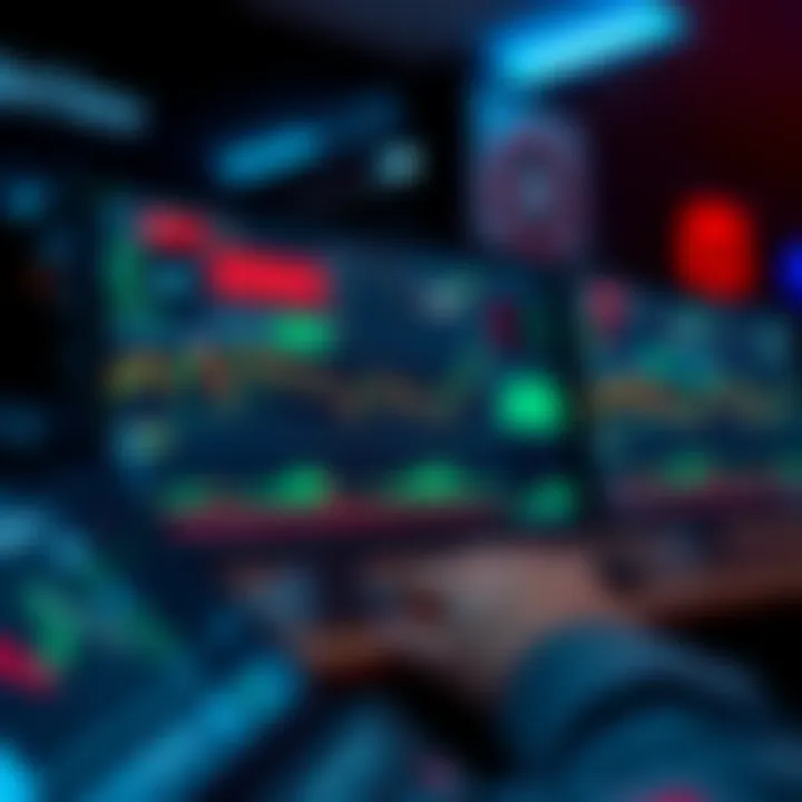 TradingView interface displaying multiple technical analysis charts and indicators for forex trading