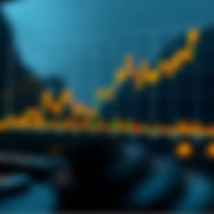 Graph illustrating fluctuations in XRP cryptocurrency price over time highlighting key market trends